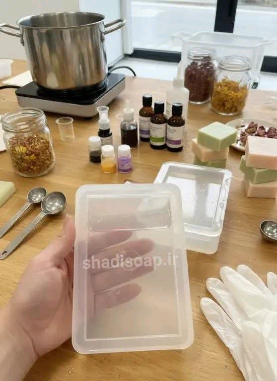 پایه صابون گلیسرینه فوق شفاف
