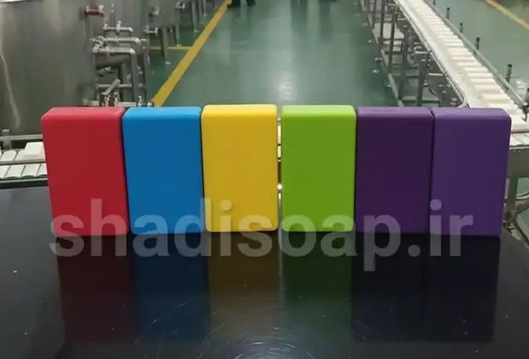 پایه صابون گلیسیرینه مات رنگی