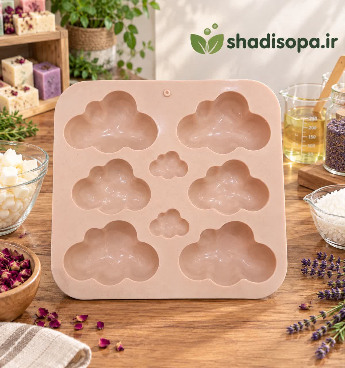 قالب سیلیکونی ابر دوسایز